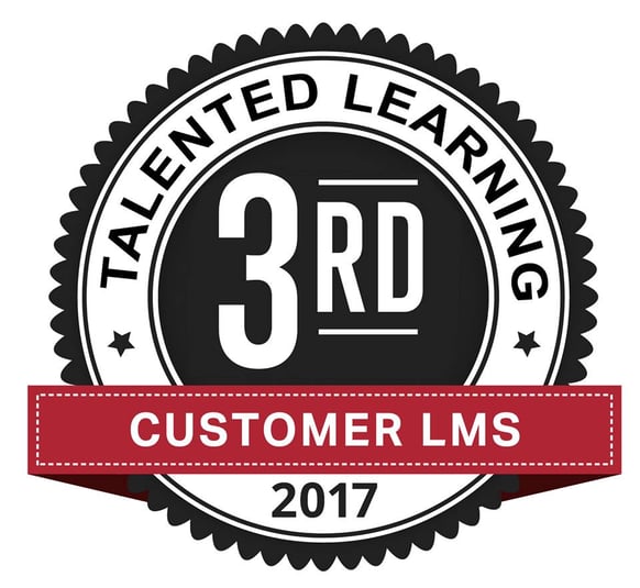Learndot by ServiceRocket Best Customer LMS 2017 Talented Learning